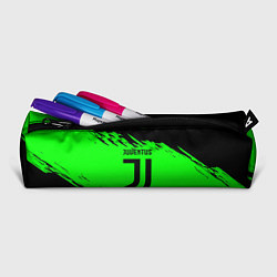 Пенал для ручек Juventus черные краски, цвет: 3D-принт — фото 2