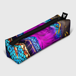 Пенал Чешуя и розовое перо