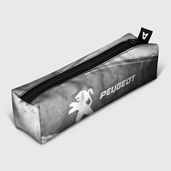 Пенал для ручек Peugeot - grey gradient по-горизонтали, цвет: 3D-принт