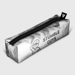 Пенал для ручек Stumble Guys - white gradient по-горизонтали, цвет: 3D-принт