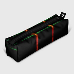 Пенал для ручек Color green orange lines, цвет: 3D-принт