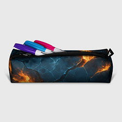 Пенал для ручек Разлом плит с огнем, цвет: 3D-принт — фото 2