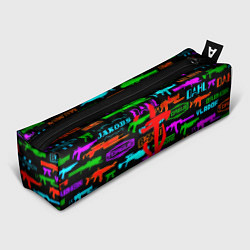 Пенал для ручек Doom шутер паттерн, цвет: 3D-принт