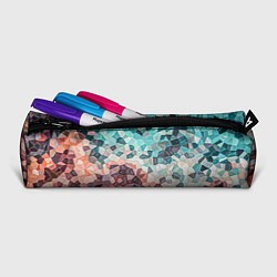 Пенал для ручек Мозаика воспоминаний - текстура, цвет: 3D-принт — фото 2