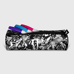 Пенал для ручек Monster energy black sticker, цвет: 3D-принт — фото 2