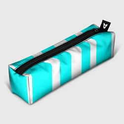 Пенал для ручек Color blue and white, цвет: 3D-принт