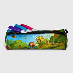 Пенал для ручек Стив и пчела, цвет: 3D-принт — фото 2