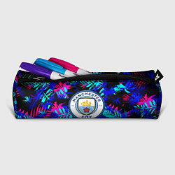 Пенал для ручек Манчестер сити неоновые тропики, цвет: 3D-принт — фото 2