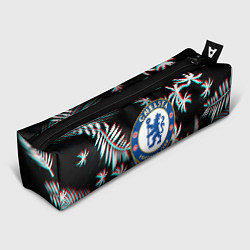 Пенал для ручек Chelsea тропики глитч текстура, цвет: 3D-принт
