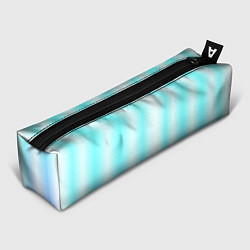 Пенал для ручек Neon white blue lines, цвет: 3D-принт