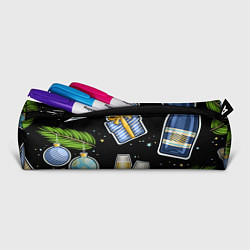Пенал для ручек Новогодний вайб, цвет: 3D-принт — фото 2