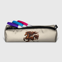 Пенал для ручек Конь врывается в новый год, цвет: 3D-принт — фото 2