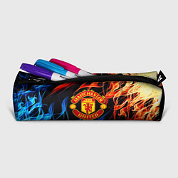 Пенал для ручек Манчестер Юнайтед огонь битва, цвет: 3D-принт — фото 2