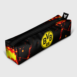 Пенал для ручек Боруссиа огненные краски текстура, цвет: 3D-принт