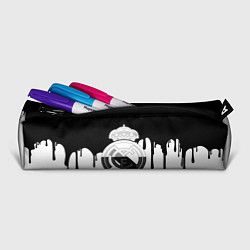 Пенал для ручек Реал Мадрид жидкие краски текстура, цвет: 3D-принт — фото 2