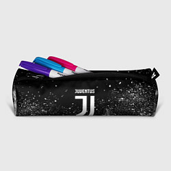 Пенал для ручек Ювентус всплеск белых красок, цвет: 3D-принт — фото 2
