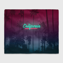 Плед флисовый California, цвет: 3D-велсофт
