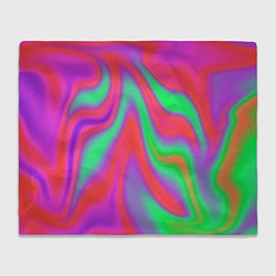 Плед флисовый Глянцевые краски, цвет: 3D-велсофт
