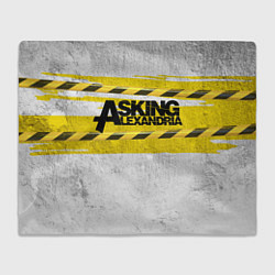 Плед флисовый Asking Alexandria: Danger, цвет: 3D-велсофт