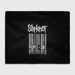 Плед флисовый Slipknot: People Shit, цвет: 3D-велсофт