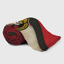 Плед флисовый HC Ottawa Senators: Old Style, цвет: 3D-велсофт — фото 2