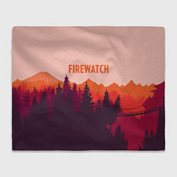 Плед Firewatch: Orange Style