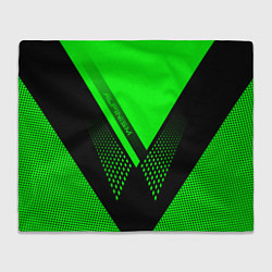 Плед флисовый Alpinism: Acid Green, цвет: 3D-велсофт