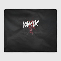 Плед флисовый YANIX: Black Side, цвет: 3D-велсофт
