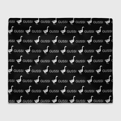 Плед флисовый GUSSI: Black Pattern, цвет: 3D-велсофт