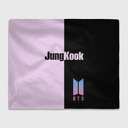 Плед флисовый BTS Jung Kook, цвет: 3D-велсофт