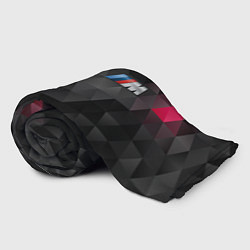 Плед флисовый BMW M: Polygon, цвет: 3D-велсофт — фото 2