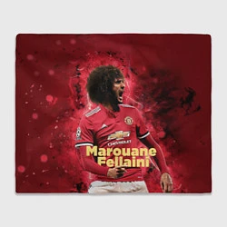 Плед флисовый Marouane Fellaini, цвет: 3D-велсофт