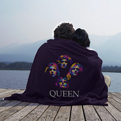 Плед флисовый Queen: Fan Art, цвет: 3D-велсофт — фото 2