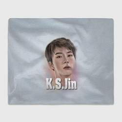 Плед флисовый BTS K.S.Jin, цвет: 3D-велсофт
