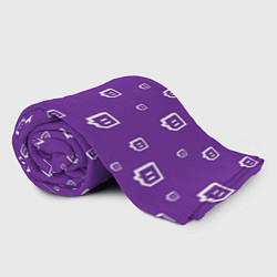Плед флисовый Twitch Pattern, цвет: 3D-велсофт — фото 2