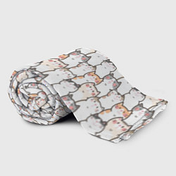 Плед флисовый Кошки котики коты, цвет: 3D-велсофт — фото 2