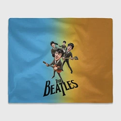 Плед флисовый The Beatles - world legend, цвет: 3D-велсофт