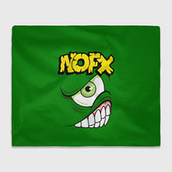 Плед флисовый NOFX Face, цвет: 3D-велсофт