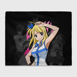 Плед флисовый Fairy Tail: Lucy, цвет: 3D-велсофт