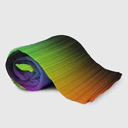 Плед флисовый Неоновые полосы - Минимализм, цвет: 3D-велсофт — фото 2