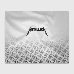 Плед флисовый METALLICA, цвет: 3D-велсофт