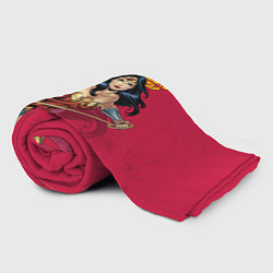 Плед флисовый Wonder Woman, цвет: 3D-велсофт — фото 2