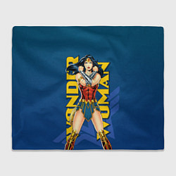Плед флисовый Wonder Woman, цвет: 3D-велсофт