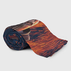 Плед флисовый Sparks Rust, цвет: 3D-велсофт — фото 2