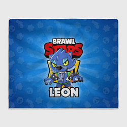 Плед флисовый BRAWL STARS WEREWOLF LEON, цвет: 3D-велсофт