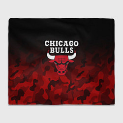 Плед флисовый CHICAGO BULLS, цвет: 3D-велсофт