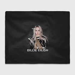 Плед флисовый BILLIE EILISH, цвет: 3D-велсофт