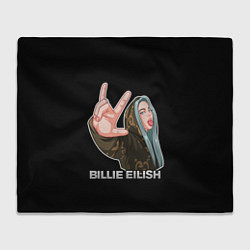 Плед флисовый BILLIE EILISH, цвет: 3D-велсофт