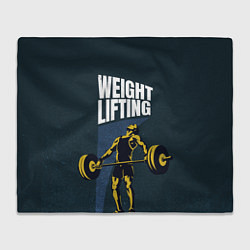 Плед флисовый Wheight lifting, цвет: 3D-велсофт