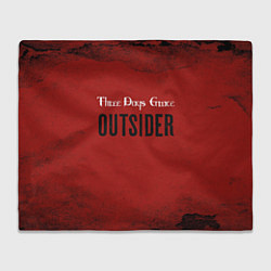 Плед флисовый Three days grace Outsider, цвет: 3D-велсофт